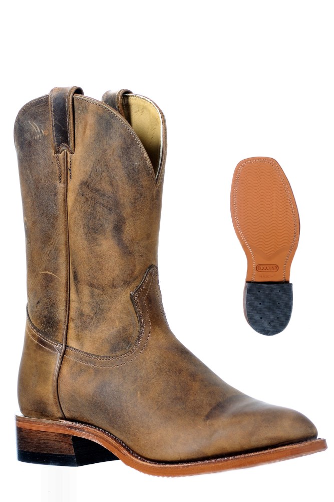 Boulet | Men's Rider Sole Tan - Round Toe