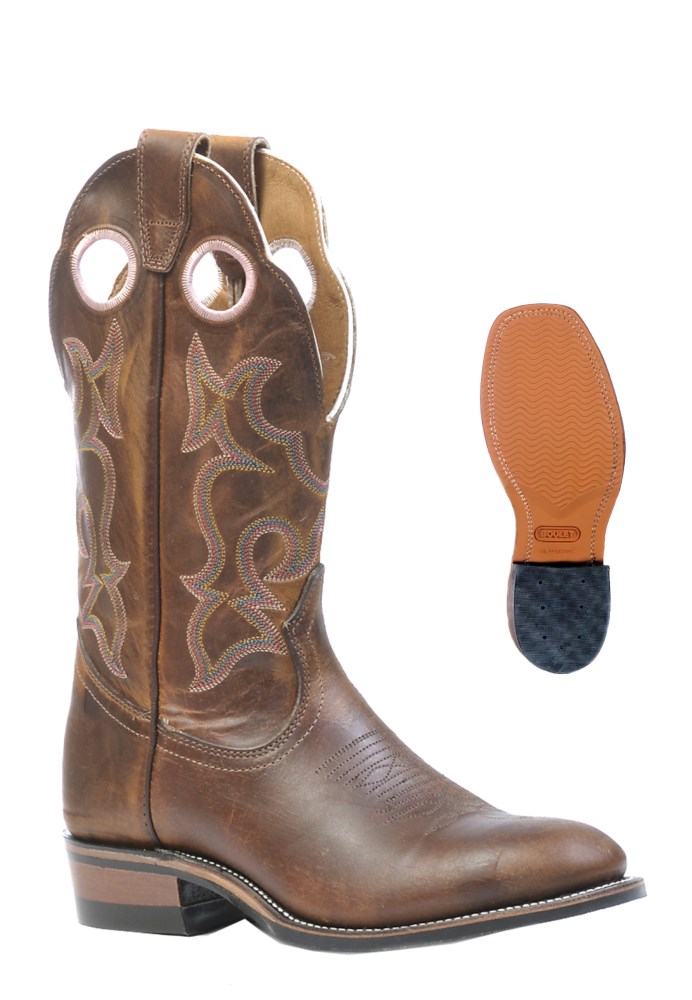 Boulet | Women's Rider Sole Tan - Full Round Toe