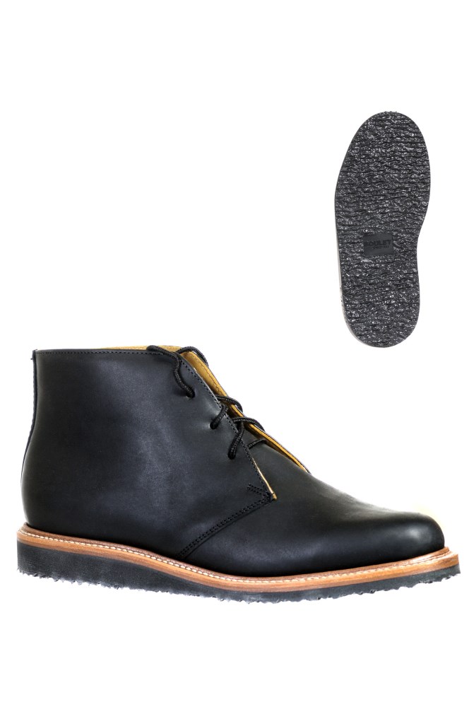 Boulet | Men's Crepe Sole Black - Casuals